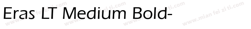 Eras LT Medium Bold字体转换